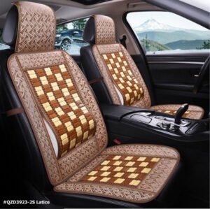 Bamboo car seat cushion with back supportn