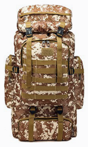 80L Waterproof Camouflage Outdoor Activity Backpacks