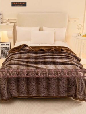 Imitation Mink Hair Fur Blanket High-End Double-Layer Thickened Throw