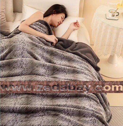 Imitation Mink Hair Fur Blanket High-End Double-Layer Thickened Throw