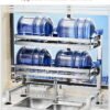 304 Stainless Steel Kitchen Sink Rack Multi-Functional Dishwashing Rack Sink Dish Drainer Dish Storage Rack